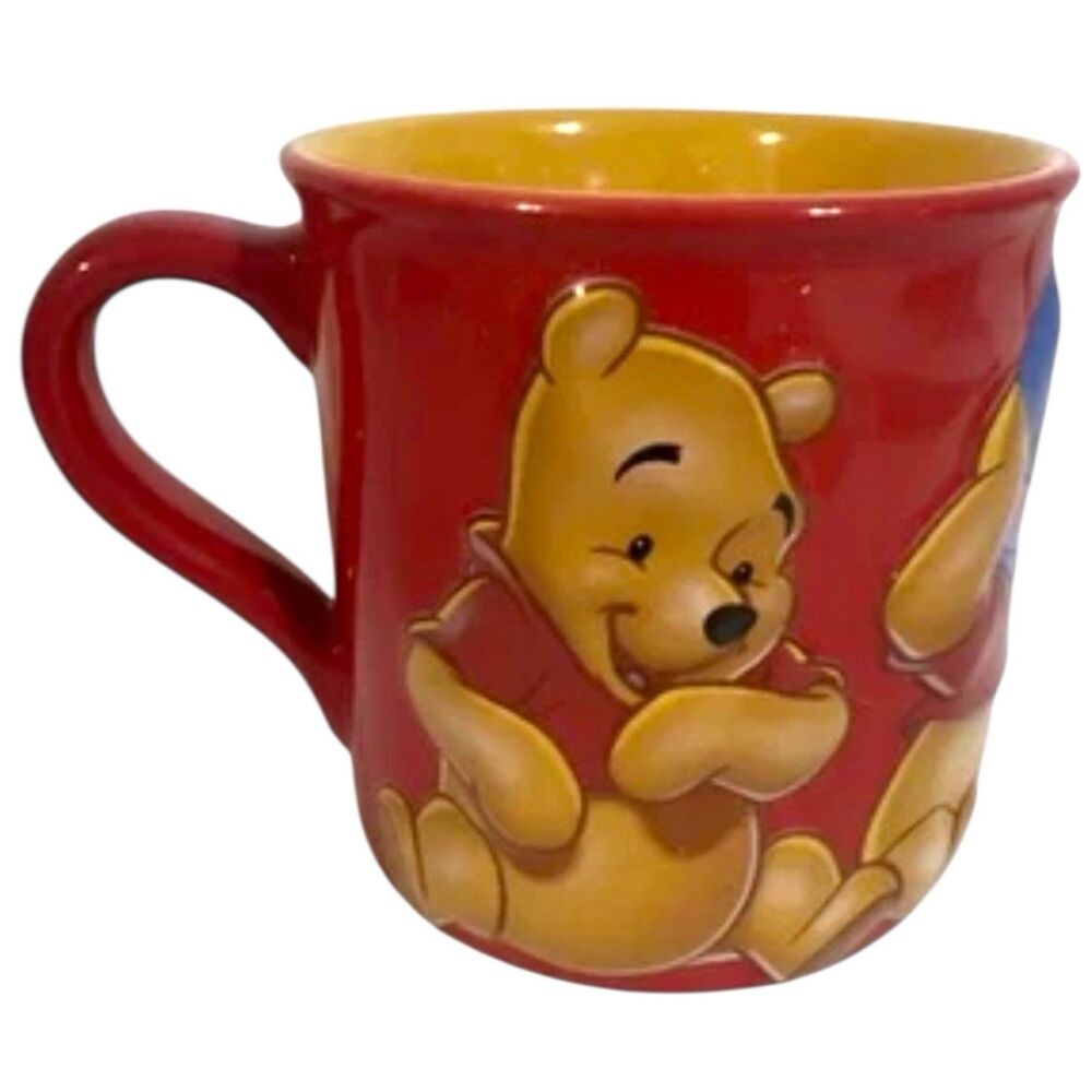 Disney Store Collectible 3D Winnie the Pooh Ceramic Mug 22 oz – Rare & Adorable